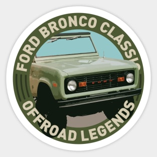 4x4 Offroad Legends: Ford Bronco Classic Sticker